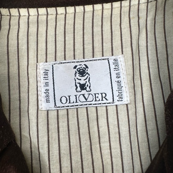 Oliver Men’s Vintage Barracuta Italian Suede in Chocolate Brown - Picture 7 of 8